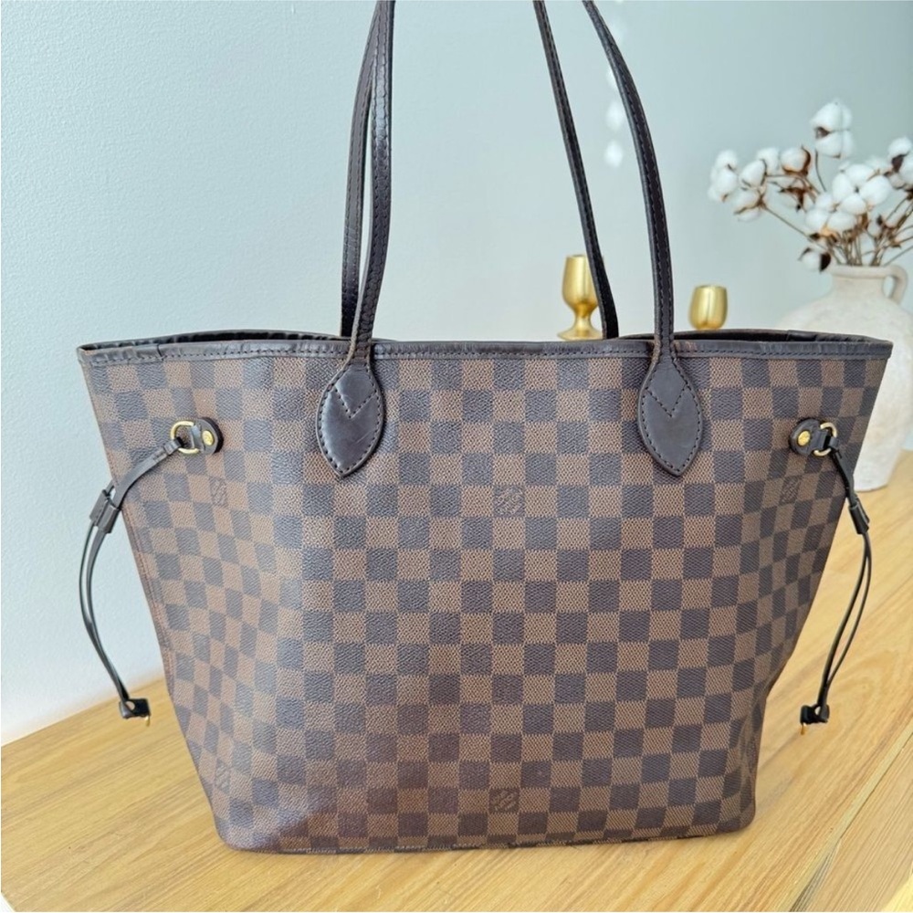 ✅AUTH✅LOUIS VUITTON NEVERFULL EBENE MM - Picture 3 of 14